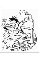 Computer kleurplaat 13