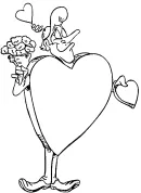 Cupido kleurplaat 15