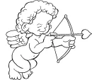Cupido kleurplaat 17