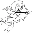 Cupido kleurplaat 18