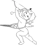 Cupido kleurplaat 19