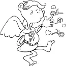 Cupido kleurplaat 20