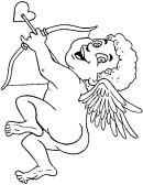 Cupido kleurplaat 23