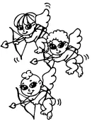 Cupido kleurplaat 5