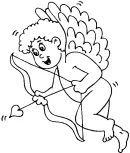 Cupido kleurplaat 7