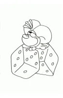 Diddl kleurplaat 27
