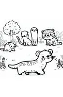 Dierentuin kleurplaat 13