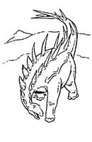 Dinosaurus kleurplaat 10