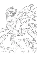 Dinosaurus kleurplaat 15