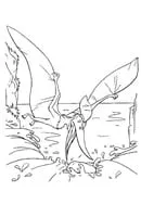 Dinosaurus kleurplaat 2