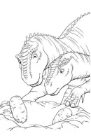 Dinosaurus kleurplaat 20