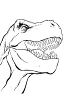 Dinosaurus kleurplaat 26