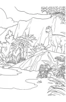 Dinosaurus kleurplaat 30