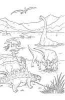 Dinosaurus kleurplaat 31