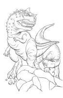 Dinosaurus kleurplaat 32