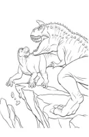 Dinosaurus kleurplaat 33