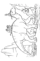 Dinosaurus kleurplaat 38