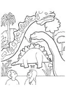 Dinosaurus kleurplaat 4