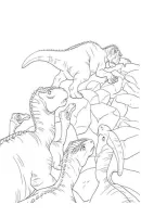 Dinosaurus kleurplaat 43