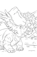 Dinosaurus kleurplaat 44