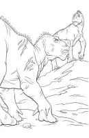 Dinosaurus kleurplaat 49