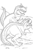 Dinosaurus kleurplaat 51