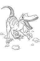 Dinosaurus kleurplaat 6