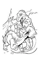Dinosaurus kleurplaat 7
