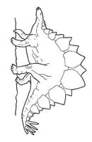 Dinosaurus kleurplaat 8