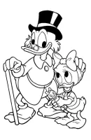 DuckTales kleurplaat 2