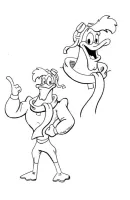 DuckTales kleurplaat 8