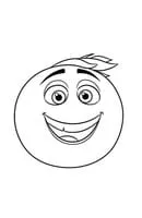 Emoji kleurplaat 12