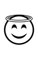 Emoji kleurplaat 3