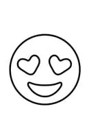 Emoji kleurplaat 4