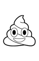 Emoji kleurplaat 6