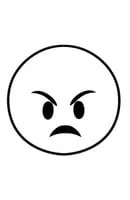 Emoji kleurplaat 7