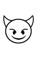 Emoji kleurplaat 8