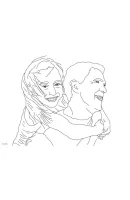 Familie kleurplaat 5