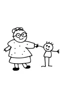 Familie kleurplaat 7