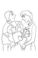 Familie kleurplaat 8