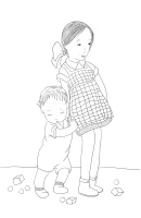 Familie kleurplaat 9