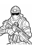 Fortnite kleurplaat 24