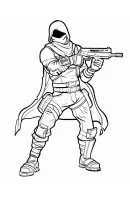 Fortnite kleurplaat 35