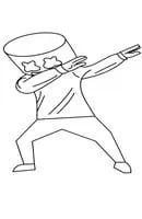 Fortnite kleurplaat 6