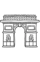 Frankrijk kleurplaat 1