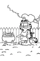 Garfield kleurplaat 10