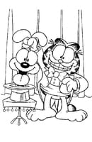 Garfield kleurplaat 11