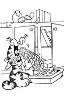 Garfield kleurplaat 15