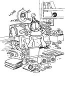 Garfield kleurplaat 18