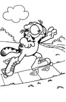 Garfield kleurplaat 19